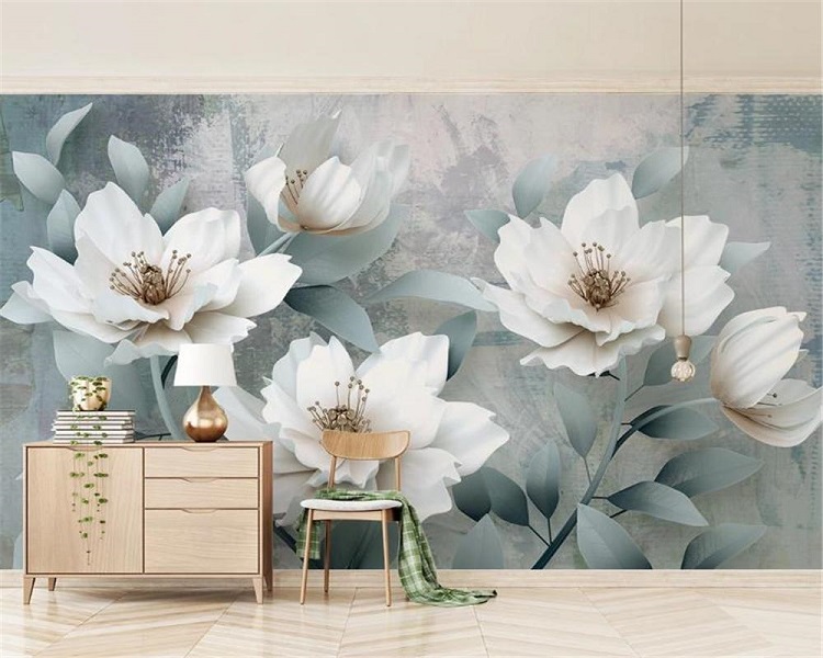 Wallpaper dengan desain bunga, Sumber: dhgate.com