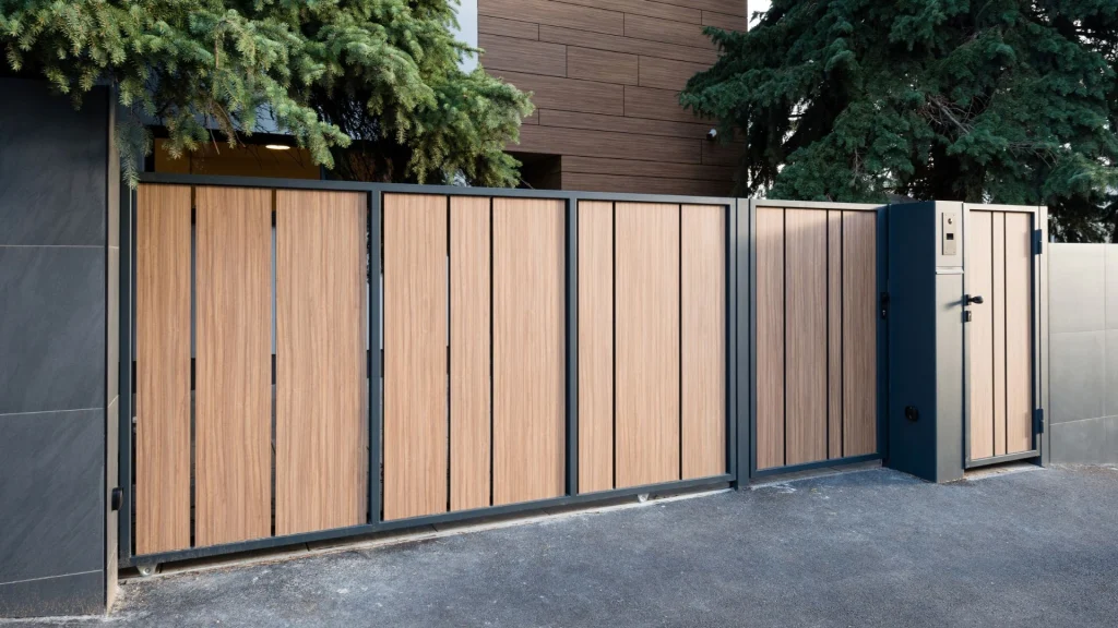 Pagar Geser Minimalis. Sumber: Smartlockfortress.co.id