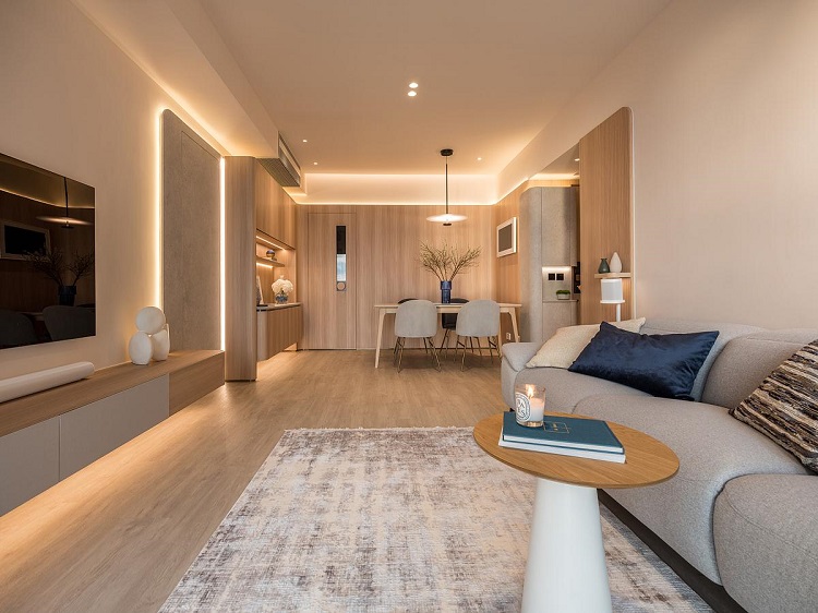 LED yang membuat rumah elegan, Sumber: architecture-collection.com